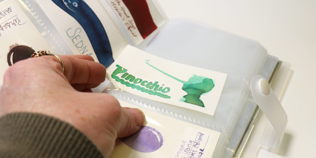 The Wearingeul Jaquere Clear Chart Book: Adding the Wearingeul Pinocchio Ink Swatch Card.