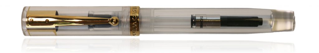 Daphne Bridgerton would be the Magna Carta 600 Clear Demo fountain pen. 