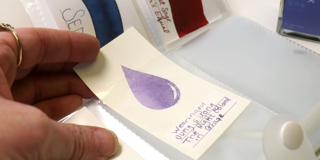Wearingeul Grape Colored Night Standard ink review. 