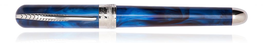 Bridgerton Pen Guide: Penelope Featherington is the Pineider Avatar UR Mini Red Blue Solidate fountain pen