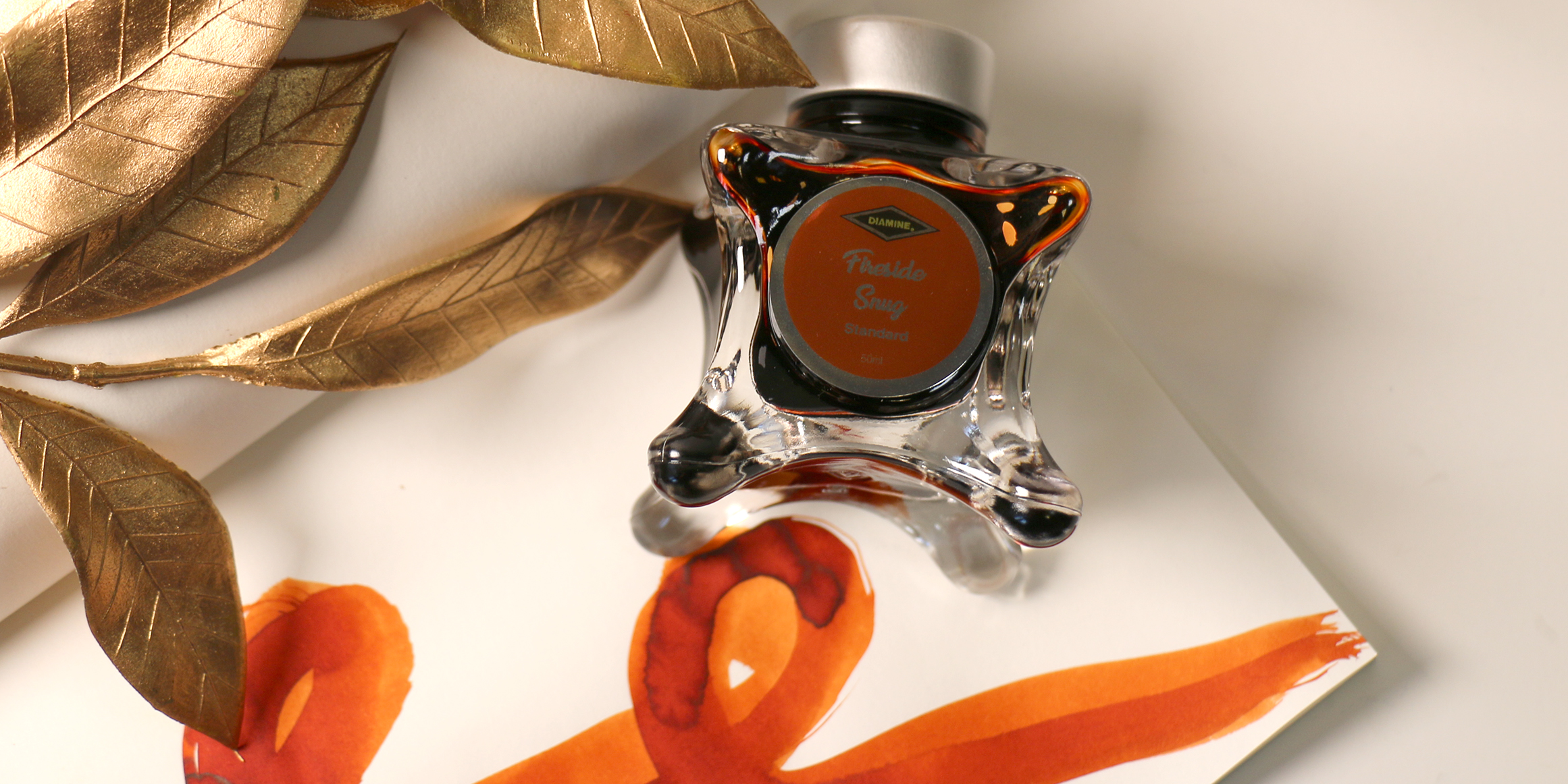 Diamine Fireside Snug Ink Review Excellent Fall Ink + Halloween Ink