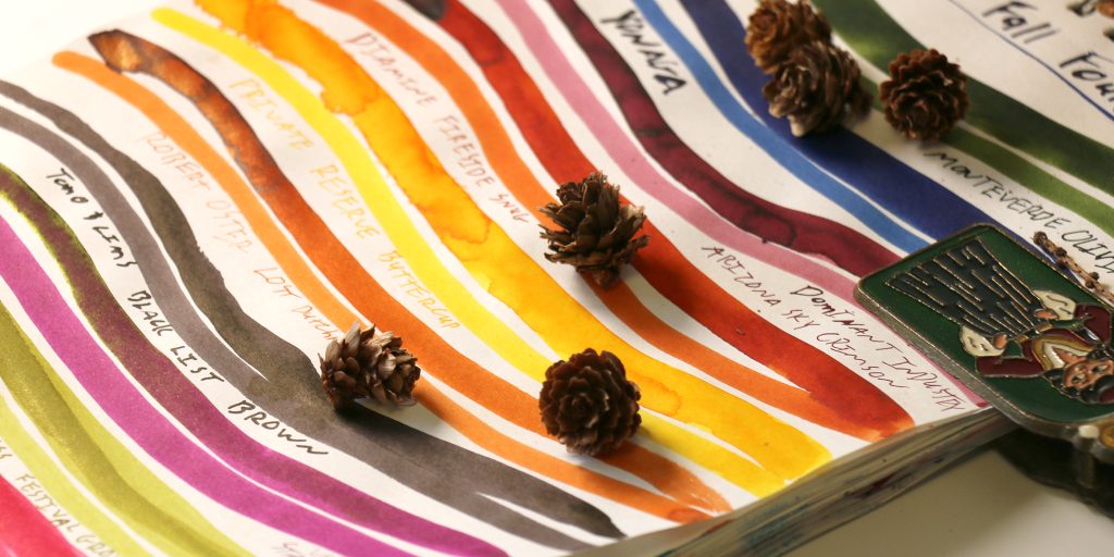 Diamine Fireside Snug ink: one of the inks chosen for Pen Chalet's 2024 Top 10 Fall Ink List.