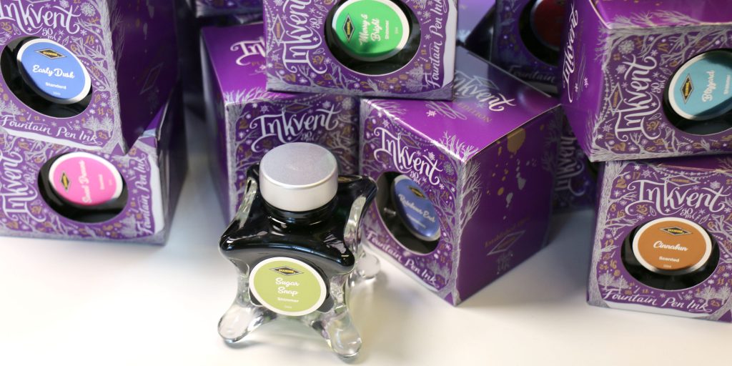 Diamine Purple Edition Collection bottle and packaging.