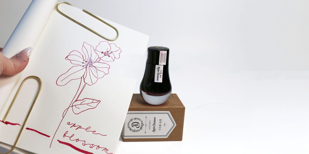 Dominant Industry Apple Blossom ink review and sneak peek sketch.
