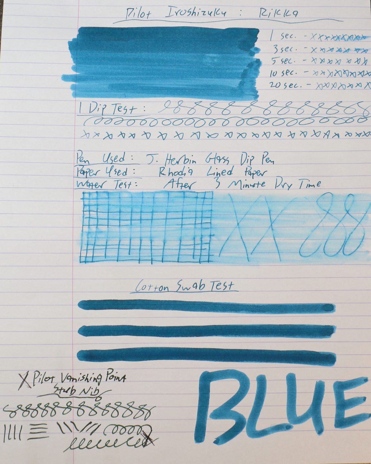 Pilot Iroshizuku Snow Crystal Ink Review | Winter-Inspired Ink - Pen Chalet