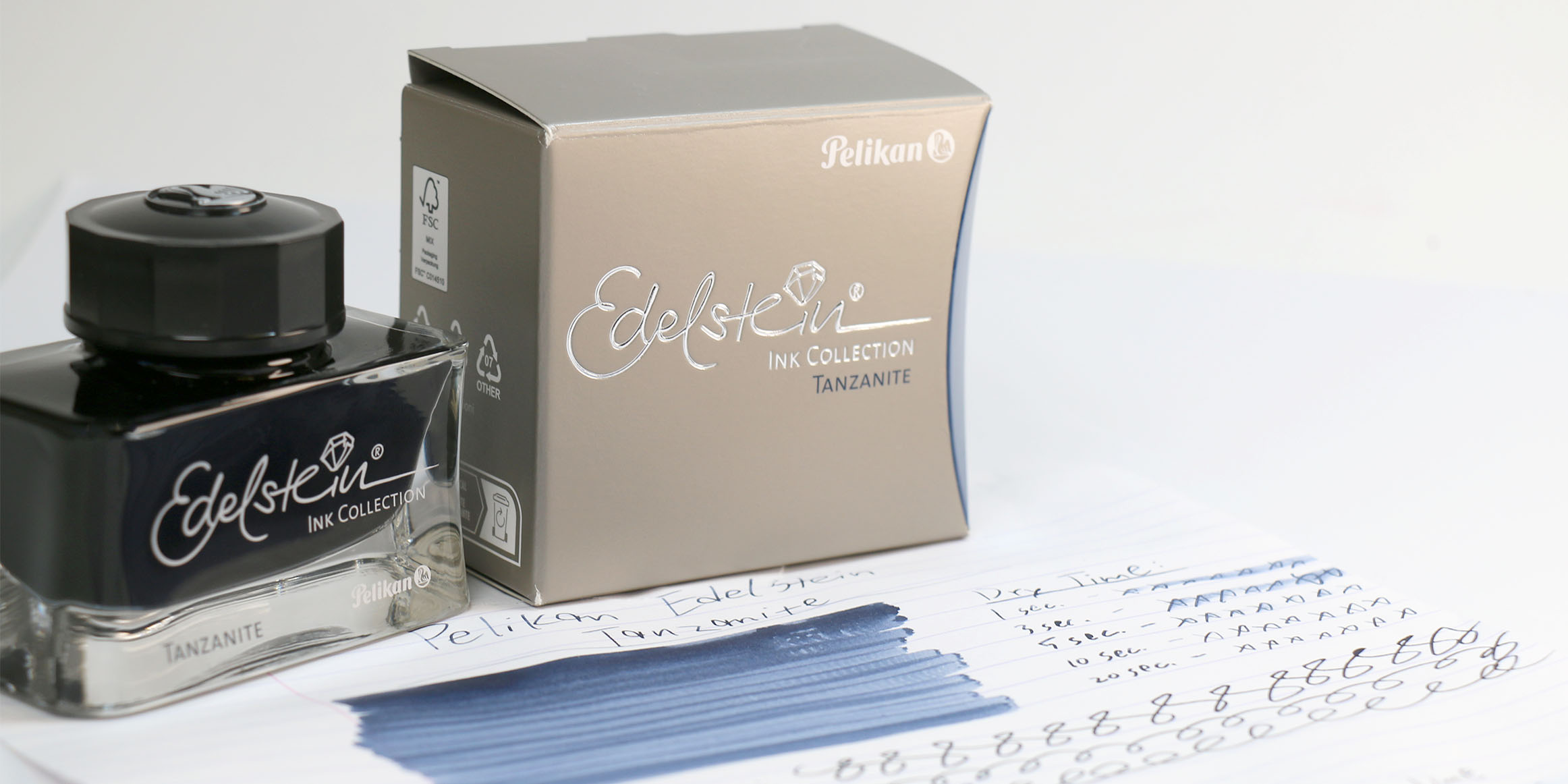 Pelikan Tanzanite Ink Review: Edelstein Blue-Black Fountain Pen