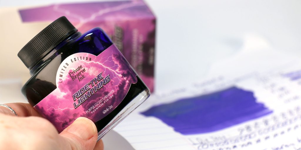 Private Reserve Limited Edition Ride the Lightning 60ml ink bottle.