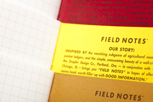 Field Notes Shenandoah Fall Edition 2015