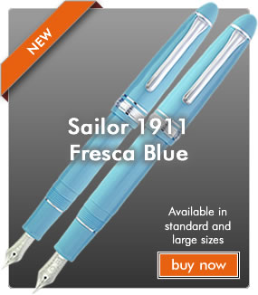 Sailor 1911 Fresca Blue Fountain Pen