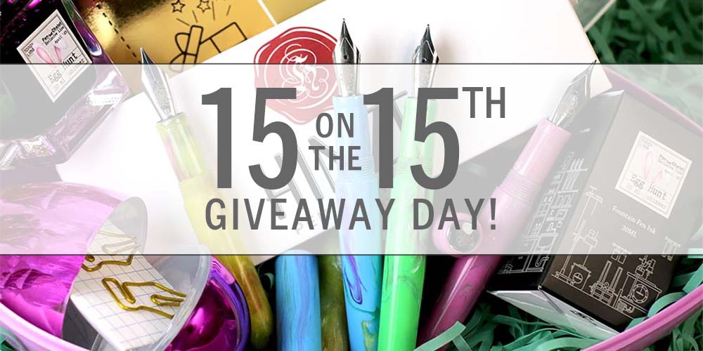 Pen Chalet 15 on the 15th Giveaway Day