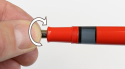 How to Change the Nib on a Pelikan Fountain Pen - nib removal