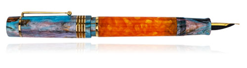 Delta DV Original Midsize Orange/Primary Manip. 4.5 Fountain Pens