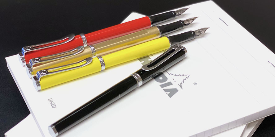 Monteverde Limonada Fountain Pens monteverde_limonada_on_rhodia_ice_notebook