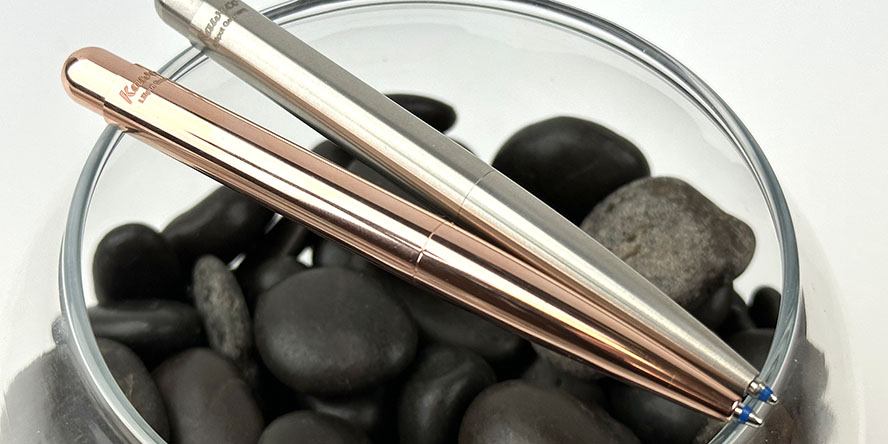 kaweco_liliput_ballpoint_pens_copper_stainless_steel