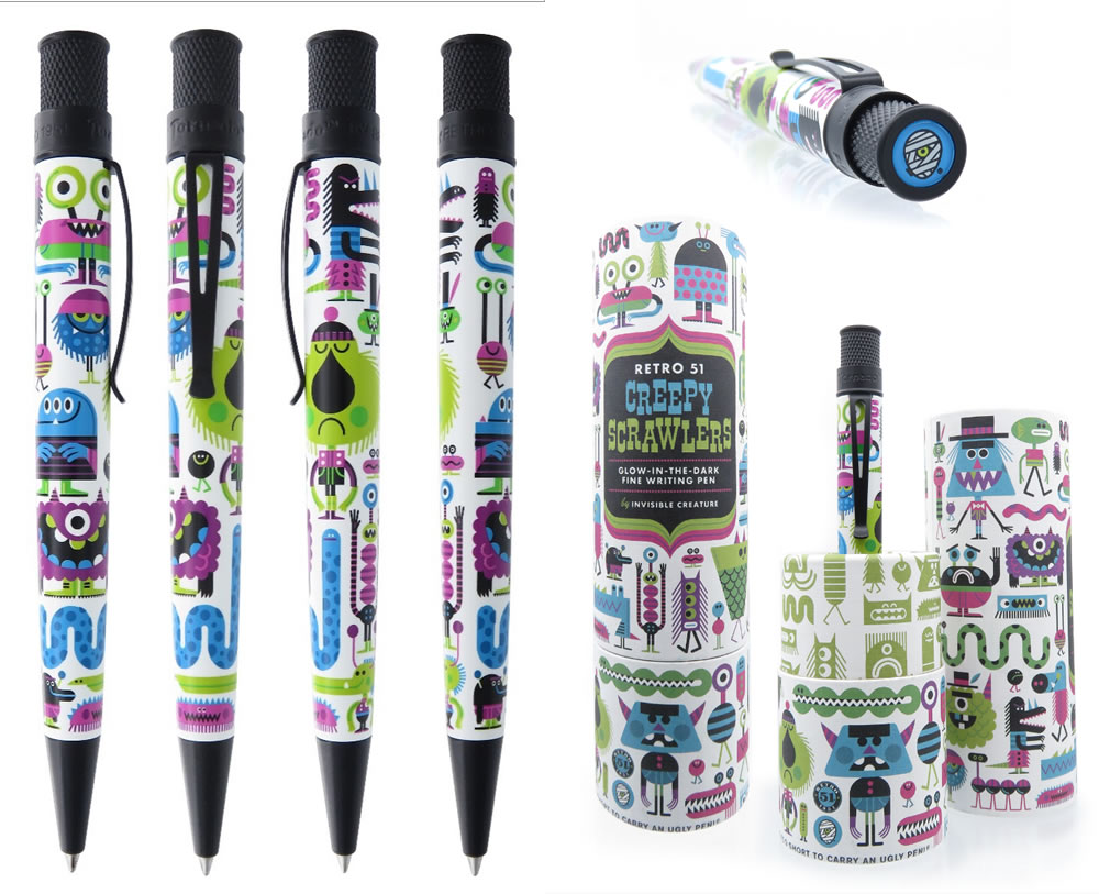 Retro 51 Creepy Scrawlers Popper Pen