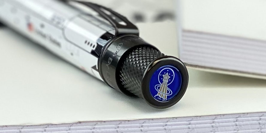 Retro 51 Tornado Popper Rollerball Pens retro_51_tornado_popper_enterprise_space_shuttle_top_disc_imprint