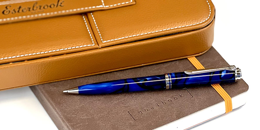 Pelikan 805 Blue Dunes Ballpoint Pens pelikan_805_blue_dunes_ballpoint_pen