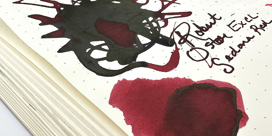 robert_oster_pen_chalet_exclusive_sedona_red_ink_splash_and_writing_sample
