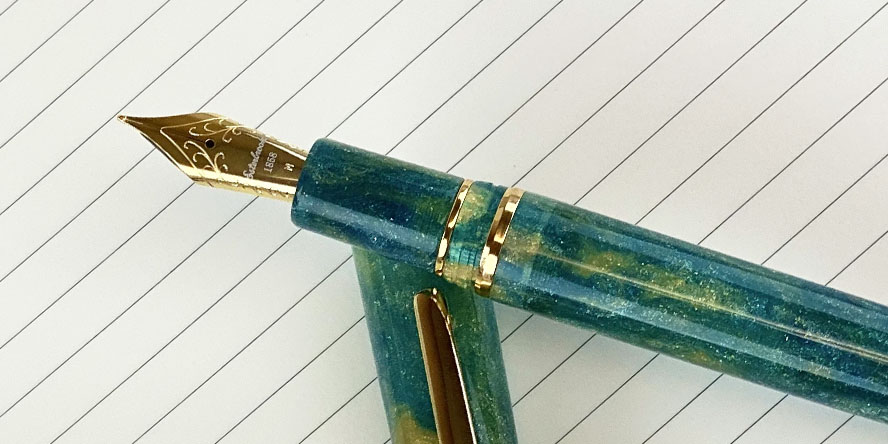 Esterbrook Estie Limited Edition Gold Rush Fountain Pens esterbrook_estie_limited_edition_gold_rush_frontier_green_fountain_pen