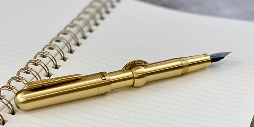 conklin_mark_twain_le_brass_fountain_pen_posted