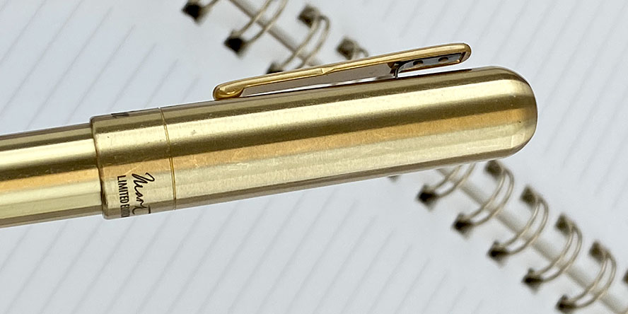 Conklin Mark Twain Crescent Brass Limited Edition (1898) Fountain Pens conklin_mark_twain_limited_edition_brass_fountain_pen_clip