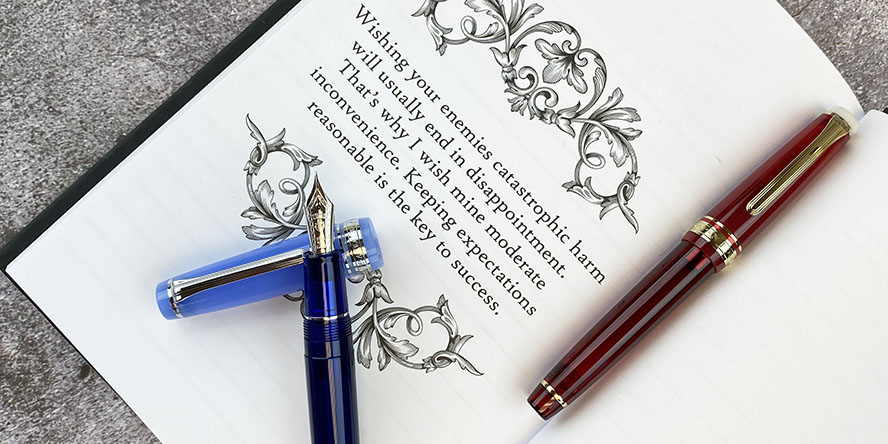 Sailor Pro Gear Limited Edition Tea Time Series Slim Fountain Pens sailor_pro_gear_limited_edition_tea_time_fountain_pens