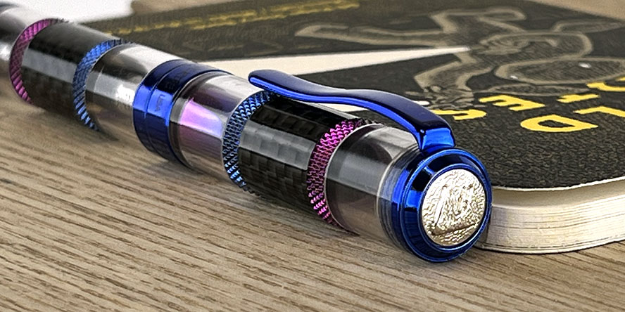 monteverde_regatta_rainbow_demo_limited_edition_rollerball_pen_closeup
