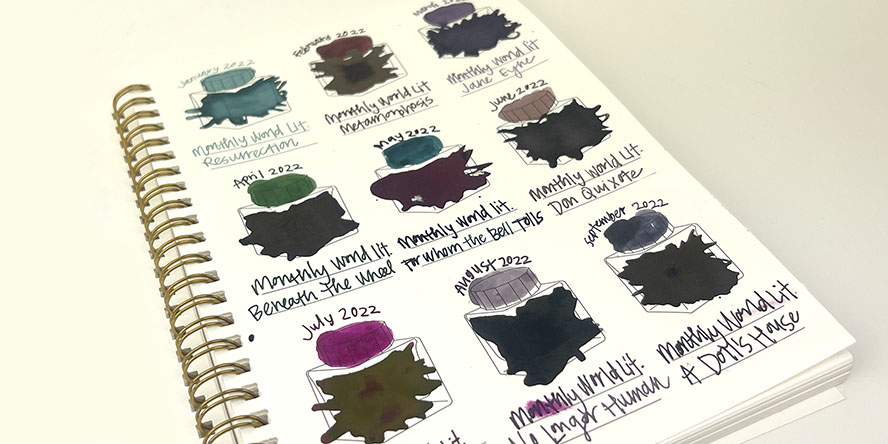 wearingeul_monthly_world_literature_inks_all_swatches