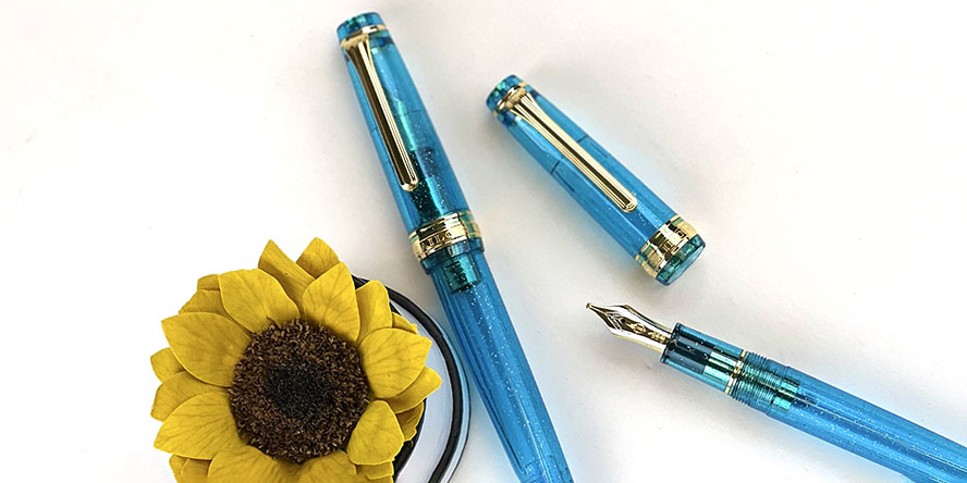 Sailor Professional Gear Slim Pen of the Year 2022 Fountain Pens sailor_pro_gear_pen_of_the_year_2022_soda_pop_blue_slim_fountain_pen