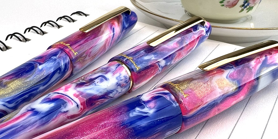 Esterbrook Limited Edition Estie Candy Oversize Fountain Pens esterbrook_estie_candy_oversize_fountain_pen_caps