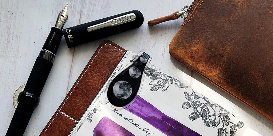 conklin_mark_twain_crescent_filler_superblack_fountain_pen_with_journal