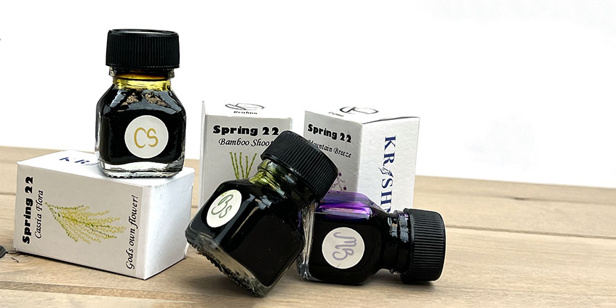 Krishna Spring 22 Series Fountain Pen Ink krishna_spring_22_inks
