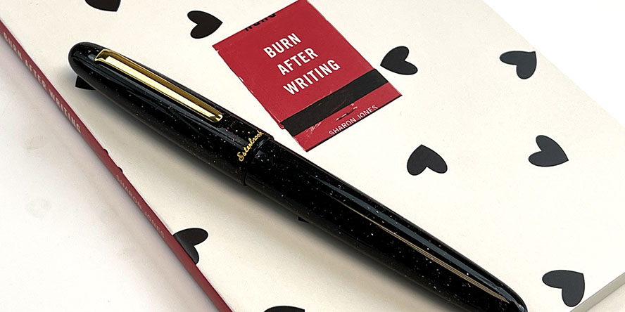 esterbrook_cosmic_wine_sparkle_estie_limited_edition_fountain_pen_with_burn_after_writing_journal