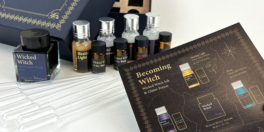 wearingeul_becoming_witch_set_of_glitter_potion_and_fountain_pen_inks