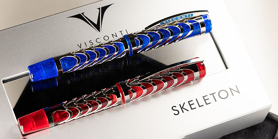 visconti_2023_skeleton_fountain_pen_limited_edition_both_colors_on_box