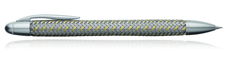 Steel / Gold Porsche Design TecFlex P3110 Mechanical Pencils