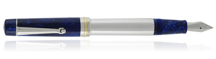 Delta Vintage Stylus Fountain Pens in Deep Ocean Blue