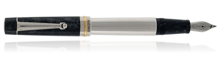 Delta Vintage Stylus Fountain Pens in Lava Stone Black