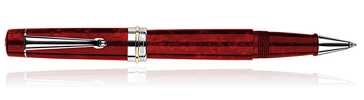 Delta Vintage Collection Rollerball Pens in Ruby Red