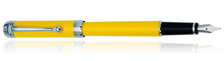 Aurora Talentum Finesse Collection Fountain Pens in Yellow