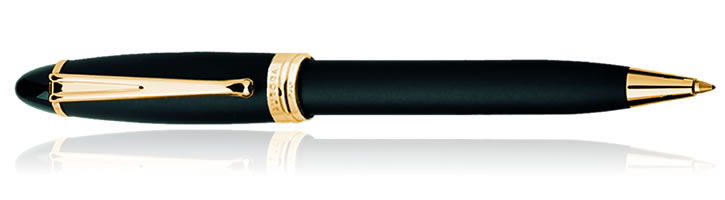 Black Rose Gold Aurora Ipsilon Satin Collection Ballpoint Pens