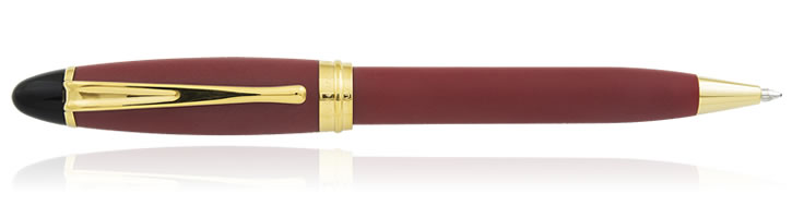 Burgundy Aurora Ipsilon Satin Collection Ballpoint Pens