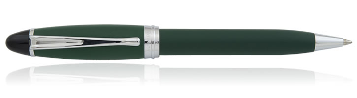 Green Aurora Ipsilon Satin Collection Ballpoint Pens