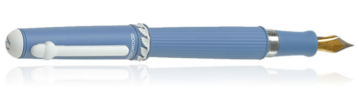 Wedgwood DKP Jasperware Collection Fountain Pens in Blue