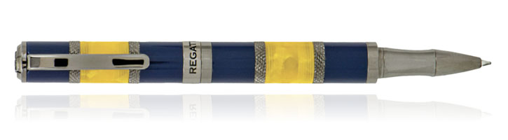 Blue / Yellow Monteverde Regatta Series Rollerball Pens