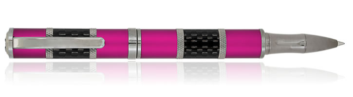 Monteverde Regatta Series Rollerball Pens in Fuchsia Carbon