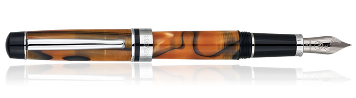 Monteverde Prima Series Fountain Pens in Tiger Eye Swirl
