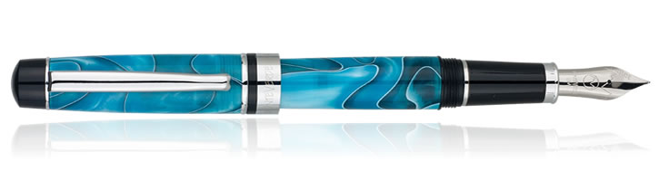 Monteverde Prima Series Fountain Pen in Turquoise Swirl