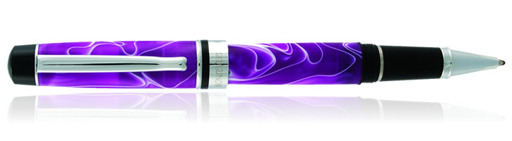 Monteverde Prima Series Rollerball Pens in Purple Swirl