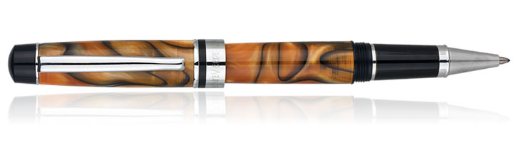 Monteverde Prima Series Rollerball Pens in Tiger Eye Swirl